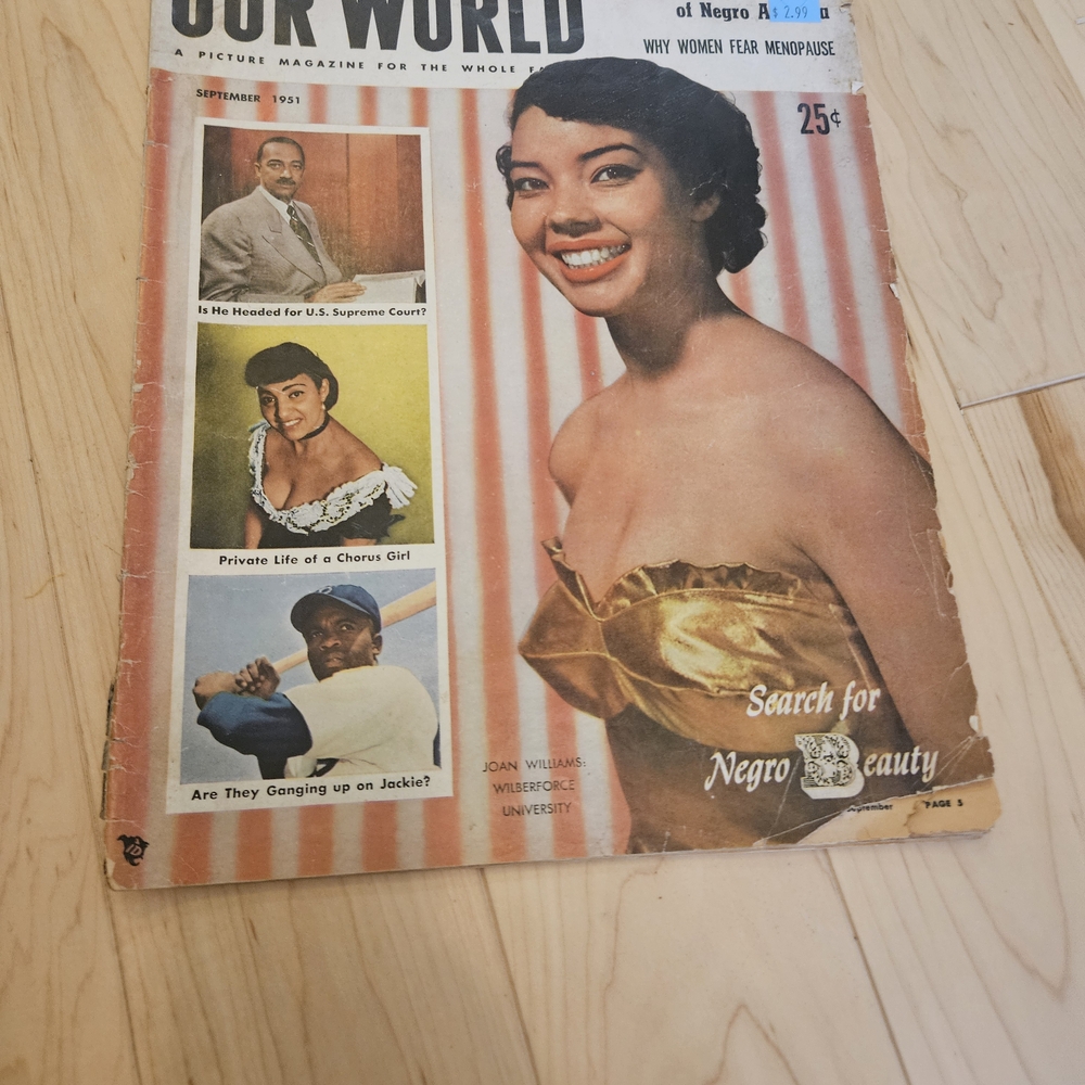 Vintage Our World Magazine September 1955